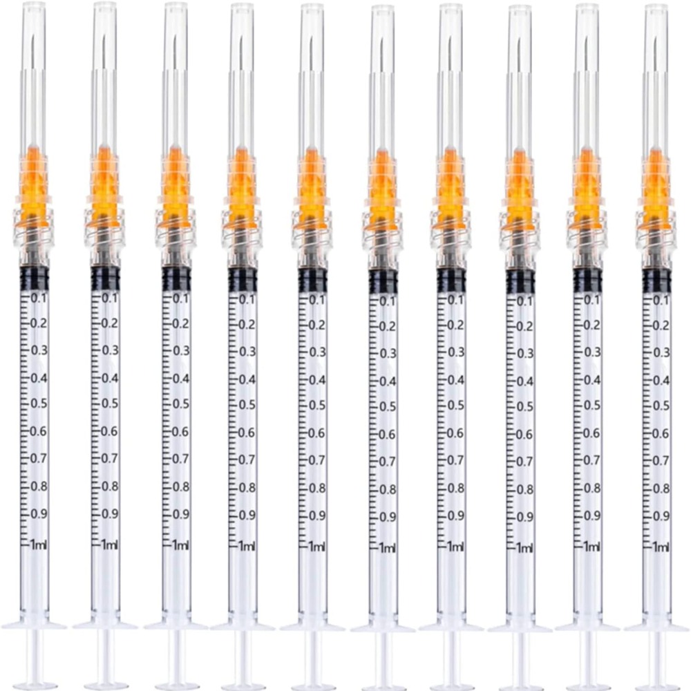 Science And Invention - 20Pack 1ml/cc Disposable Plastic Sterile Syringes