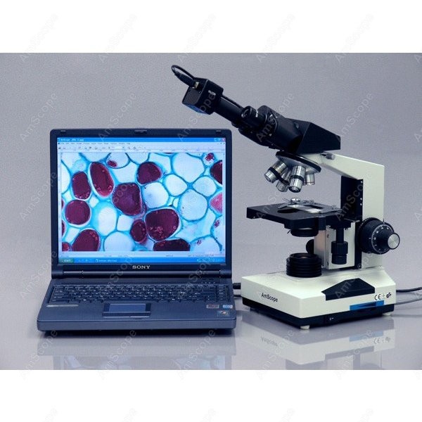 AmScope Biological Binocular C - đánh giá và giá Microscope Compound 40X