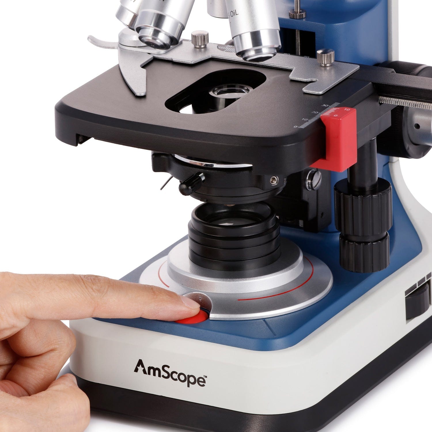 AmScope 40X-2500X Student Bino - đánh giá và giá Microscope Compound 40X