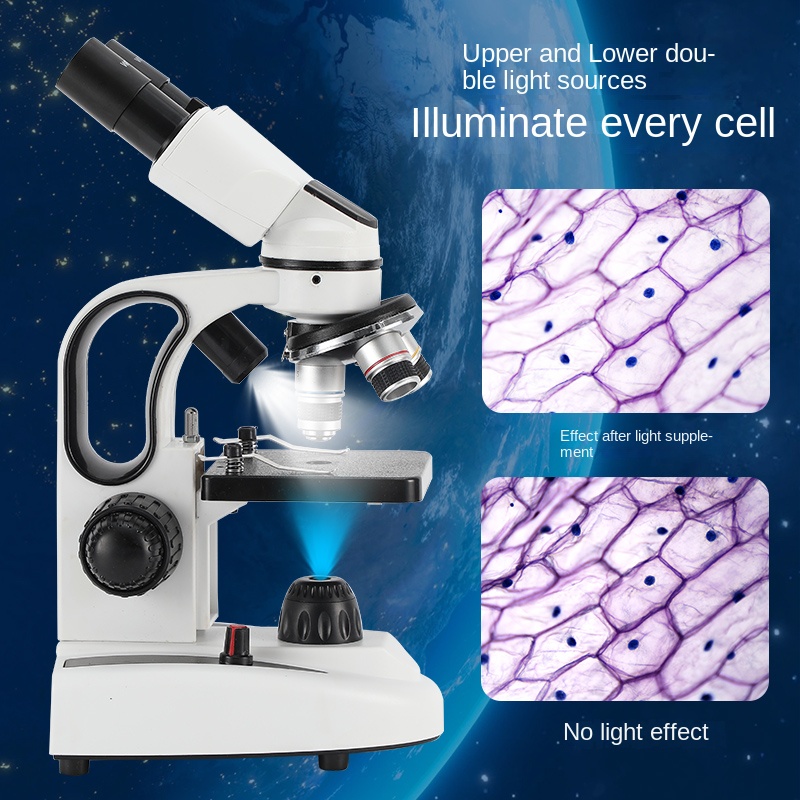 40X-1000X Compound Binocular M - đánh giá và giá Microscope Compound 40X