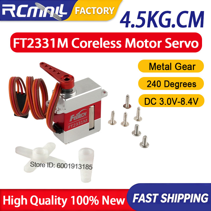 FT2331M Micro Digital Servo 4. - đánh giá và giá Robot Arm Motor